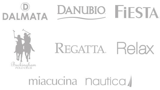 Dalmata - Danubio - Fiesta - Miacucina - Nautica - Buckingham Polo Club - Regatta - Relax - Suplesa
